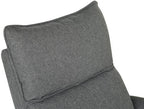 Sillón relax eléctrico Riezu con puerto USB, tela fácil limpieza