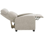 Sillón relax Lantz manual sin palanca, asiento de muelle ensacado