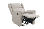 Sillón relax Oricáin manual con palanca, muelle ensacado - Beige