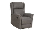 Sillón relax Oricáin manual con palanca, muelle ensacado - Gris