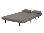 Sofá cama Eslava de apertura sencilla con patas de madera