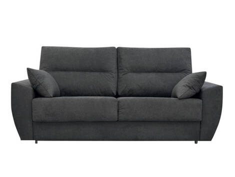 Sofá cama Ezcaba de sistema italiano, cama 140 × 185 cm