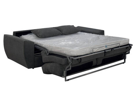 Sofá cama Ezcaba de sistema italiano, cama 140 × 185 cm