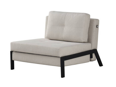 Sofá cama Sarriguren de 1 plaza, fácil apertura y tela easy clean