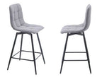 Taburete alto Pitillas giratorio tapizado easy clean