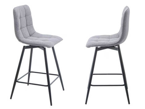 Taburete alto Pitillas giratorio tapizado easy clean