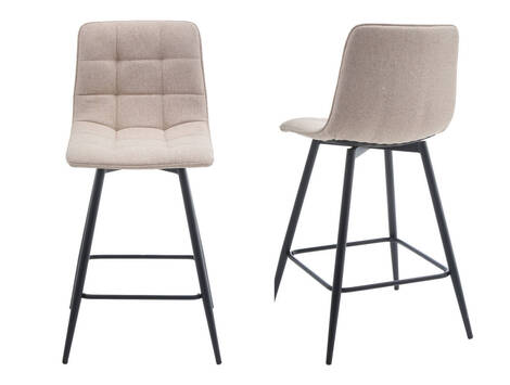 Taburete alto Pitillas giratorio tapizado easy clean