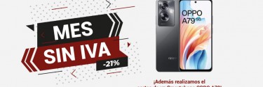 Mes Sin IVA 2024 en Muebles Alvero + ¡Sorteo de un OPPO A79! 