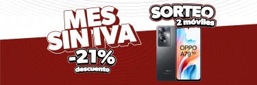 ¡Mes Sin IVA 2025 en Muebles Alvero + Sorteo de dos Smartphones!