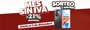 Ampliamos el ¡Mes Sin IVA 2025 en Muebles Alvero + Sorteo de dos Smartphones!